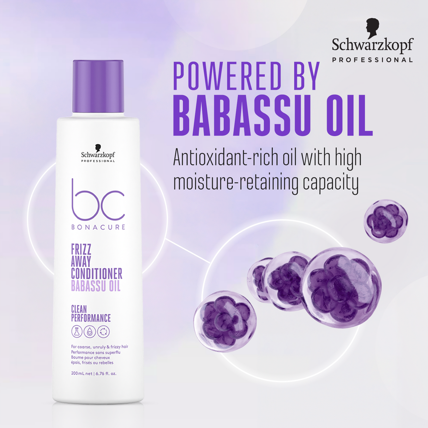 Schwarzkopf Professional Bonacure Frizz Away Conditioner With Babassu Oil (200ml)