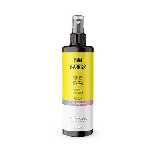 THE LOVE CO. Sun Barrier Quick Dry Body Spray With SPF 50 PA++++ UVA/UVB Protection (100ml)