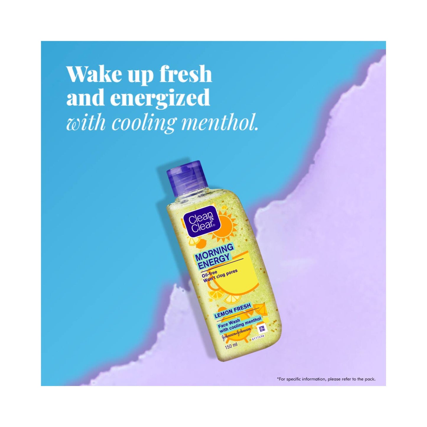 Clean & Clear Morning Energy Lemon Fresh Facewash (150ml)