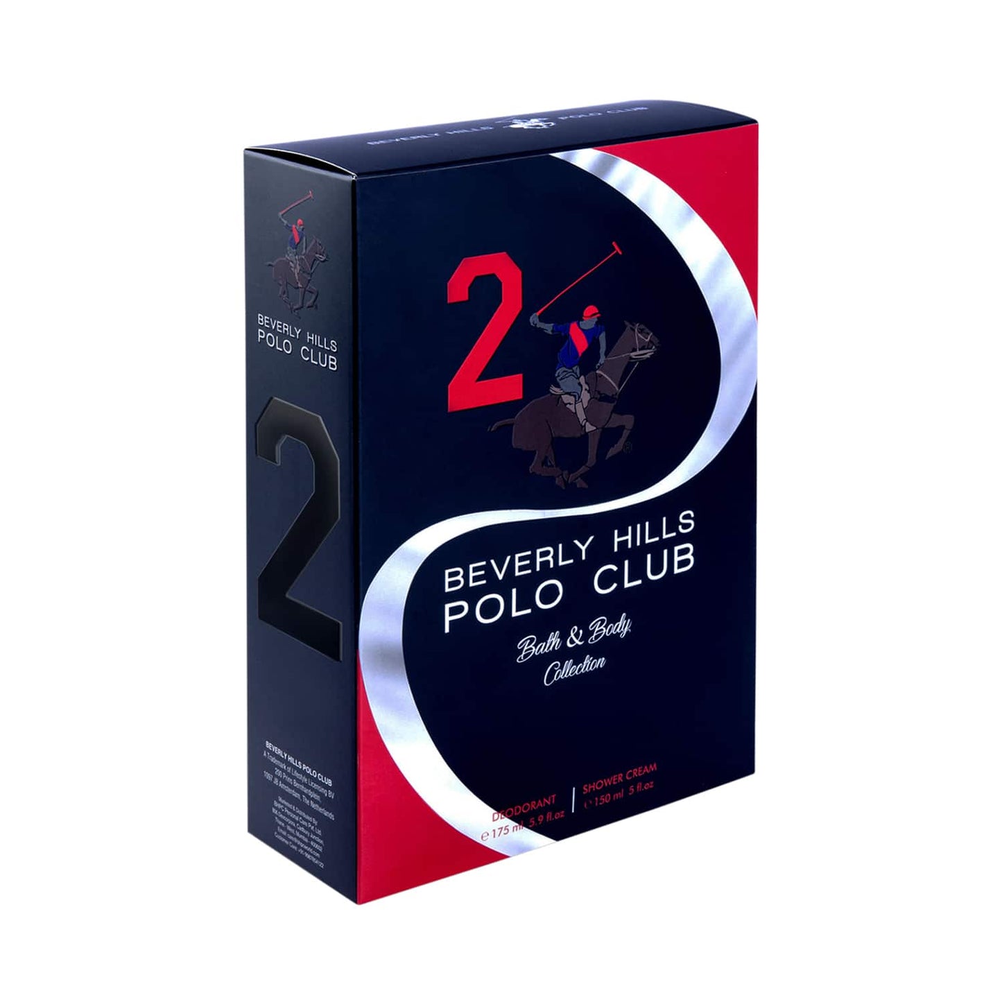 BEVERLY HILLS POLO CLUB No.2 Sports Deodorant & Shower Cream Gift Set (2Pcs)