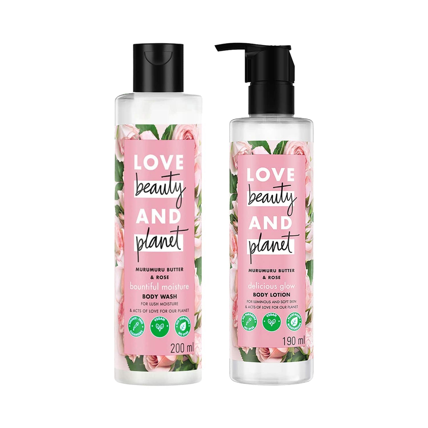 Love Beauty & Planet Skin Moisturising Combo Body wash (200 ml) + Body Lotion (190 ml)