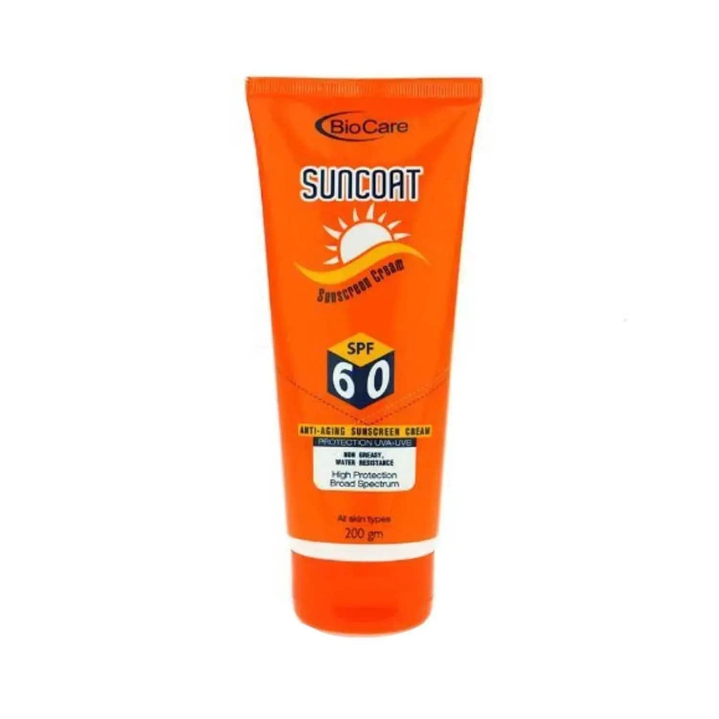 Gemblue Biocare Suncoat Sunscreen Cream SPF 60 - (200ml)