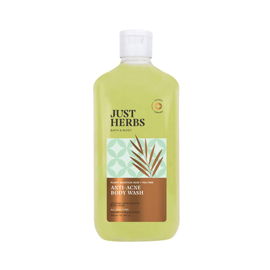 Just Herbs Anti Acne Body Wash With Tea Tree & Salicylic Acid (300ml)