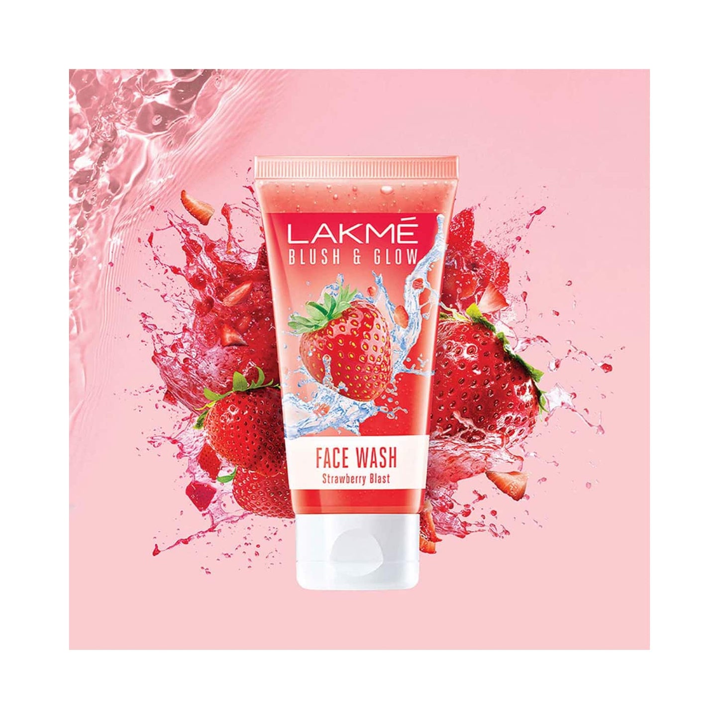 Lakme Blush And Glow Strawberry Blast Gel Face Wash (50g)