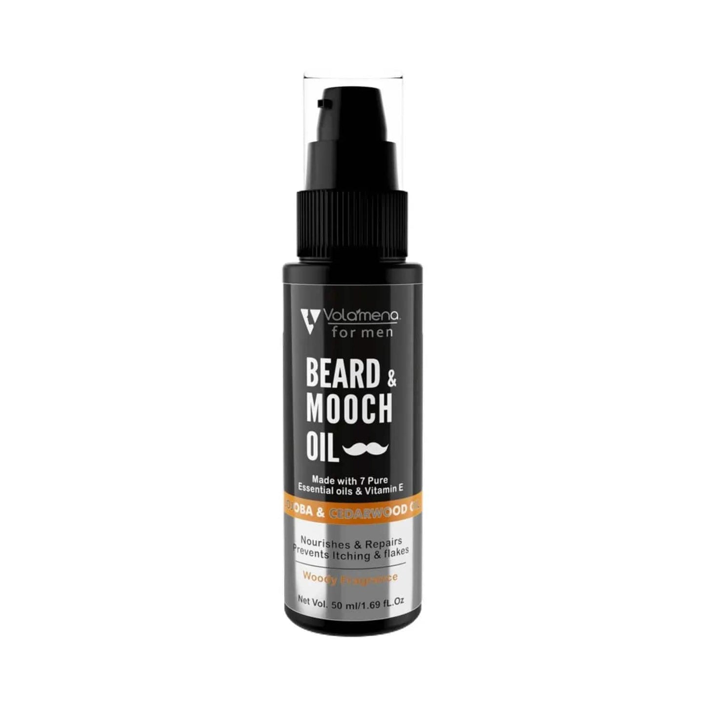 Volamena Mooch Jojoba And Cedarwood Beard Oil (50ml)