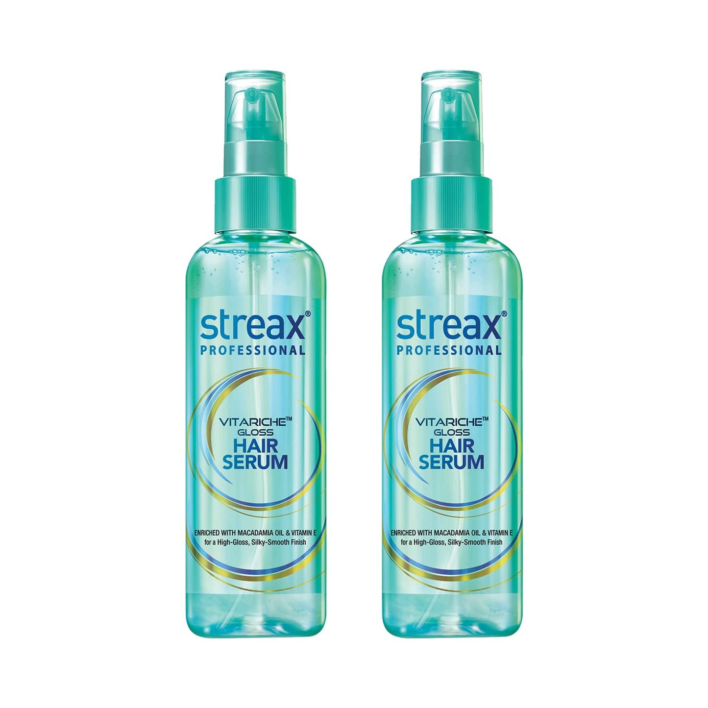 Streax Professional Vitariche Gloss Hair Serum (45ml) - (Pack of 2) Combo