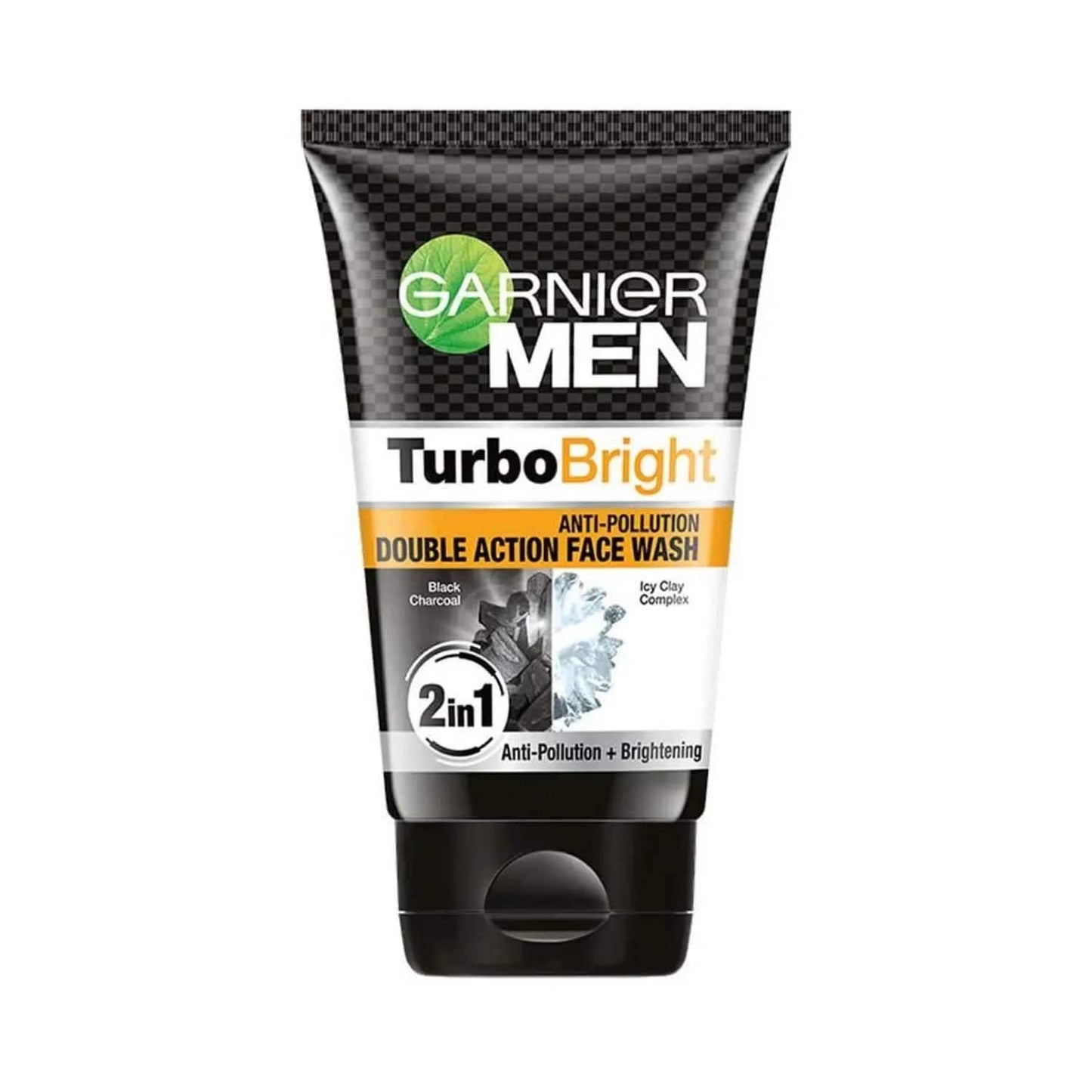 Garnier Men Turbo Bright Anti-Pollution Double Action Face Wash (100g)