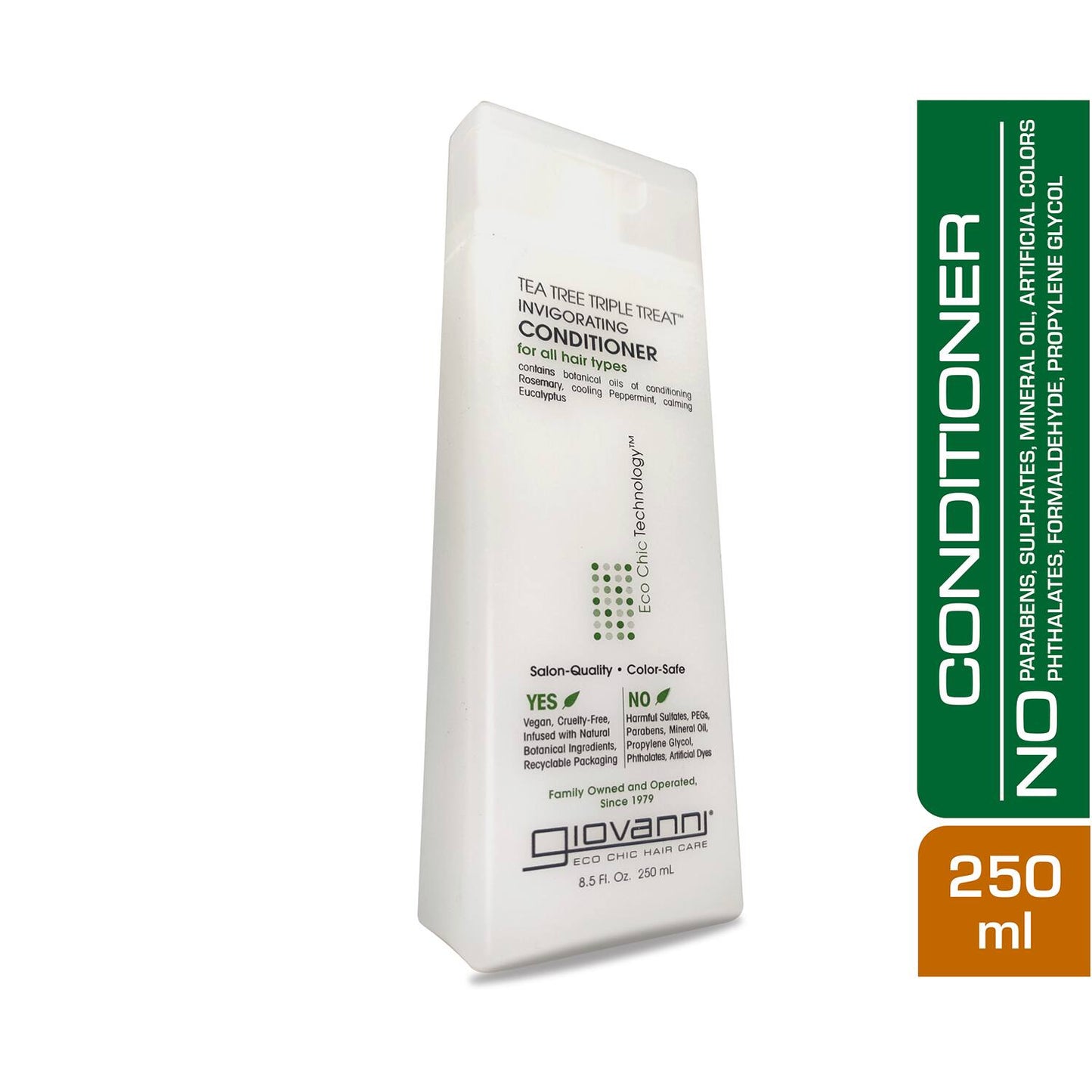 Giovanni Organic Tea Tree Triple Treat Invigorating Conditioner (250ml)