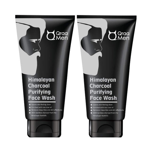 Qraamen Himalayan Charcoal Purifying Face Wash Combo (2 pcs)