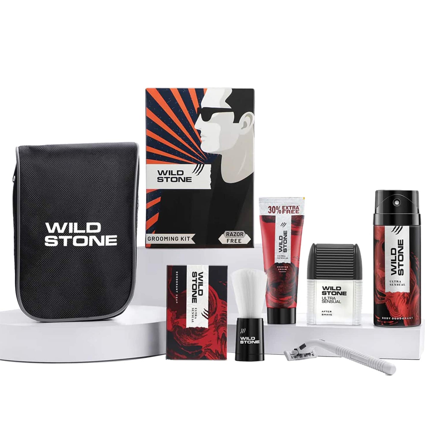 Wild Stone Grooming 101 Kit for Men (960 g)