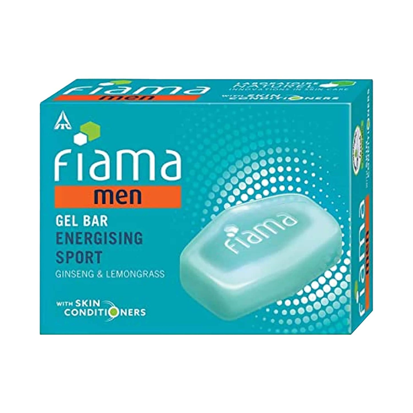 Fiama Men Energizing Sport Gel Bar With Skin Conditioners (125g)