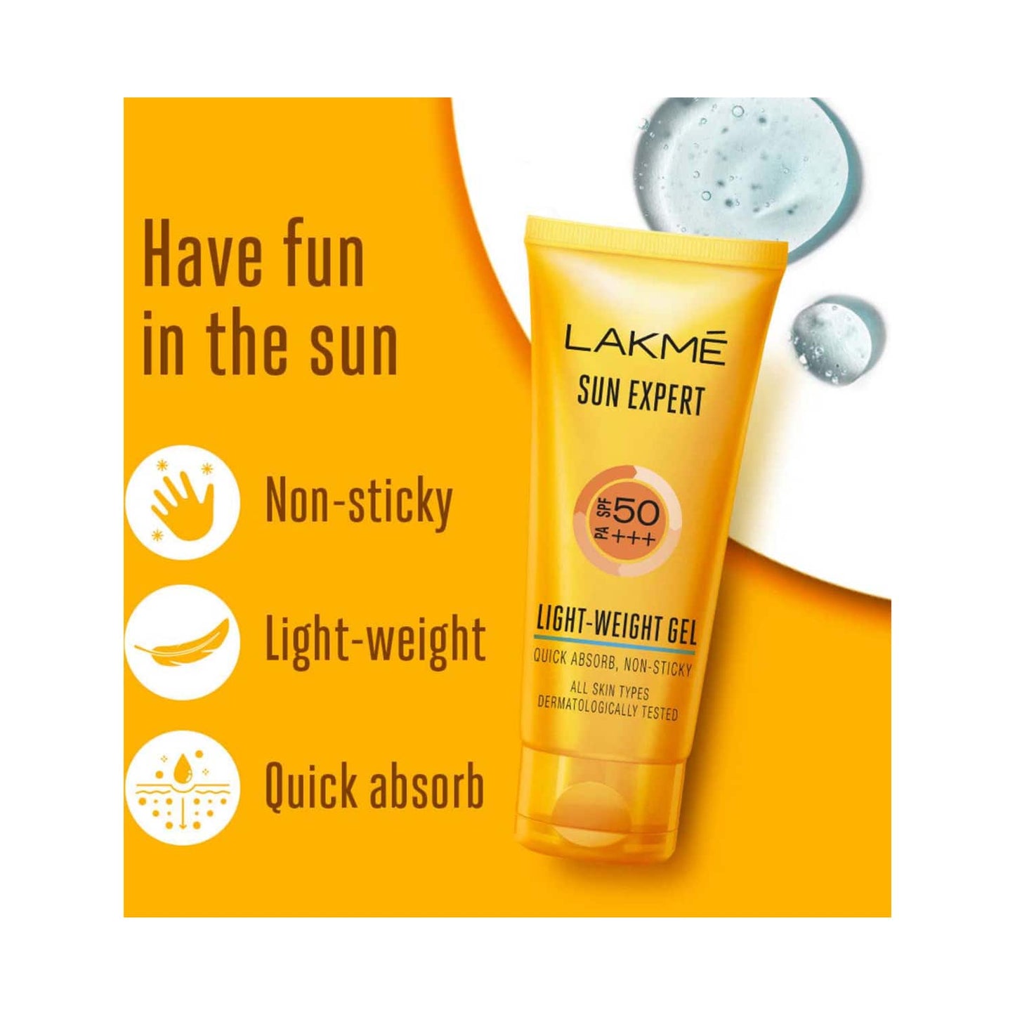 Lakme Sun Expert SPF 50 Lightweight Gel (50g)