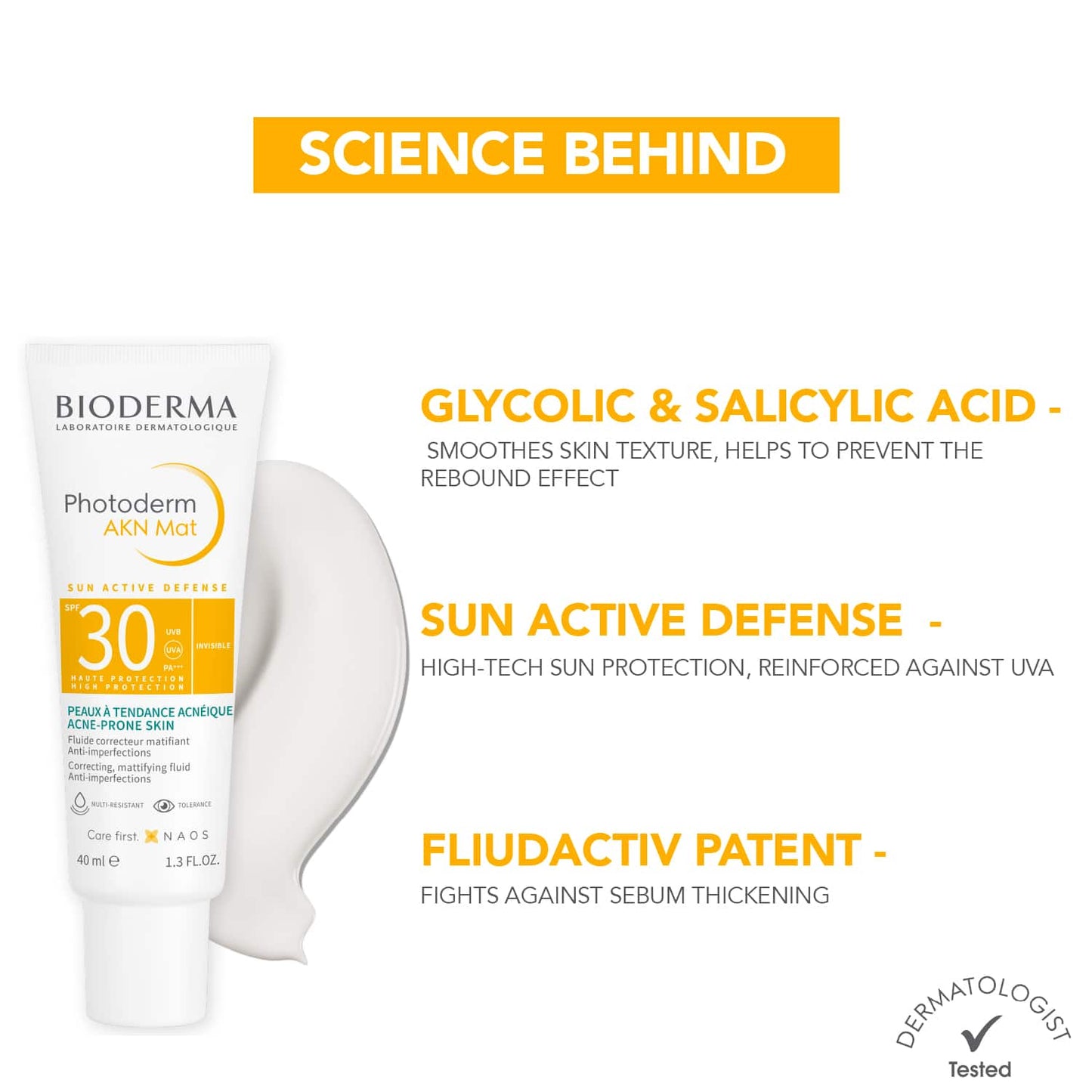 Bioderma Photoderm Akn Mat Sunscreen SPF 30 (40ml)