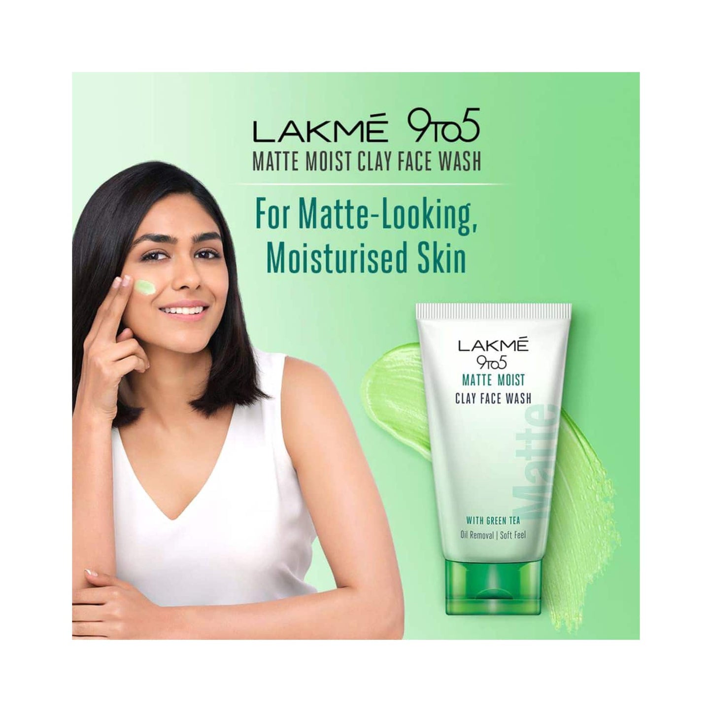 Lakme 9 To 5 Matte Moist Clay Facewash (100g)