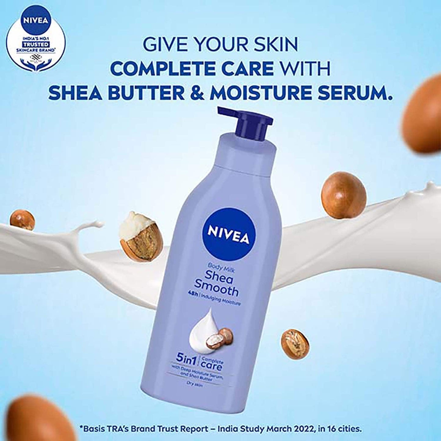 Nivea Shea Smooth Milk Body Lotion (600ml)