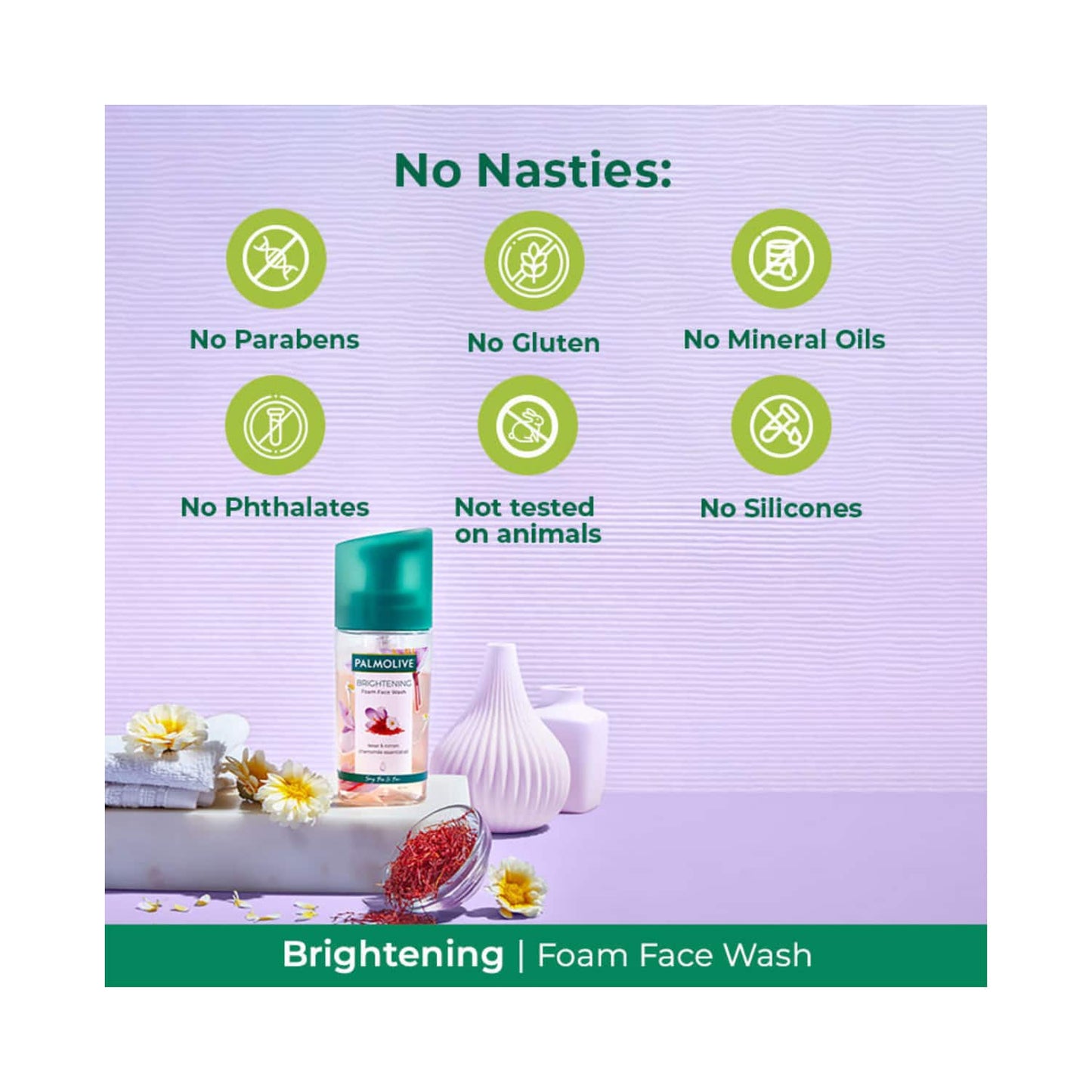 Palmolive Brightening Foam Face Wash (100ml)