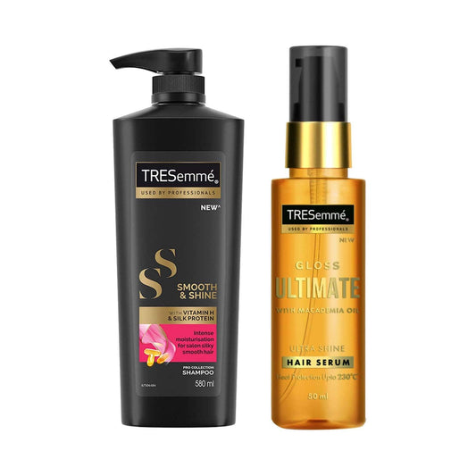 Tresemme XL Smooth n Shine Shampoo & Gloss Ultimate Serum Combo