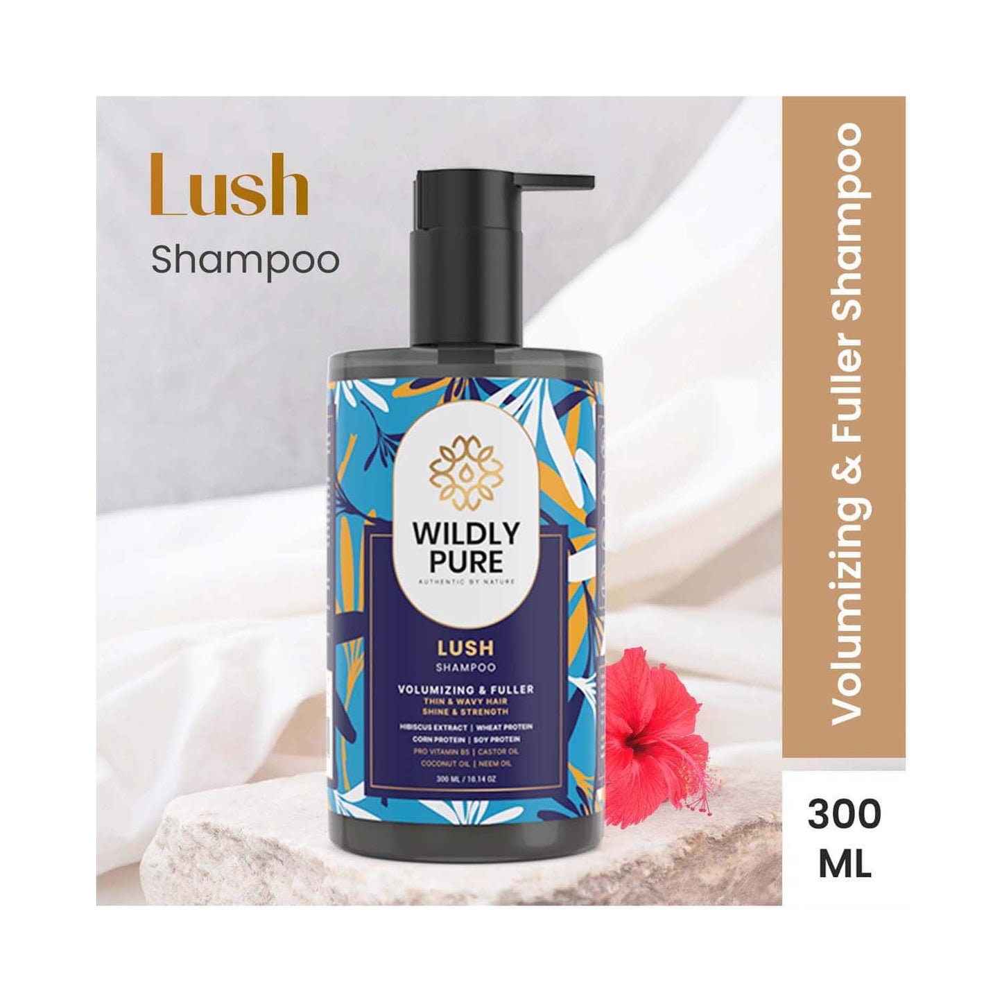 Wildly Pure Lush Volumizing & Fuller Shampoo (300ml)