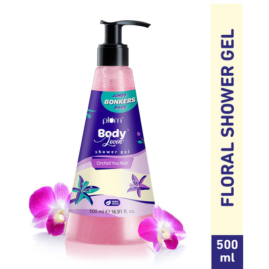 Plum BodyLovin' Orchid-You-Not Shower Gel SLS-Free Body Wash For Women Long Lasting Floral Fragrance