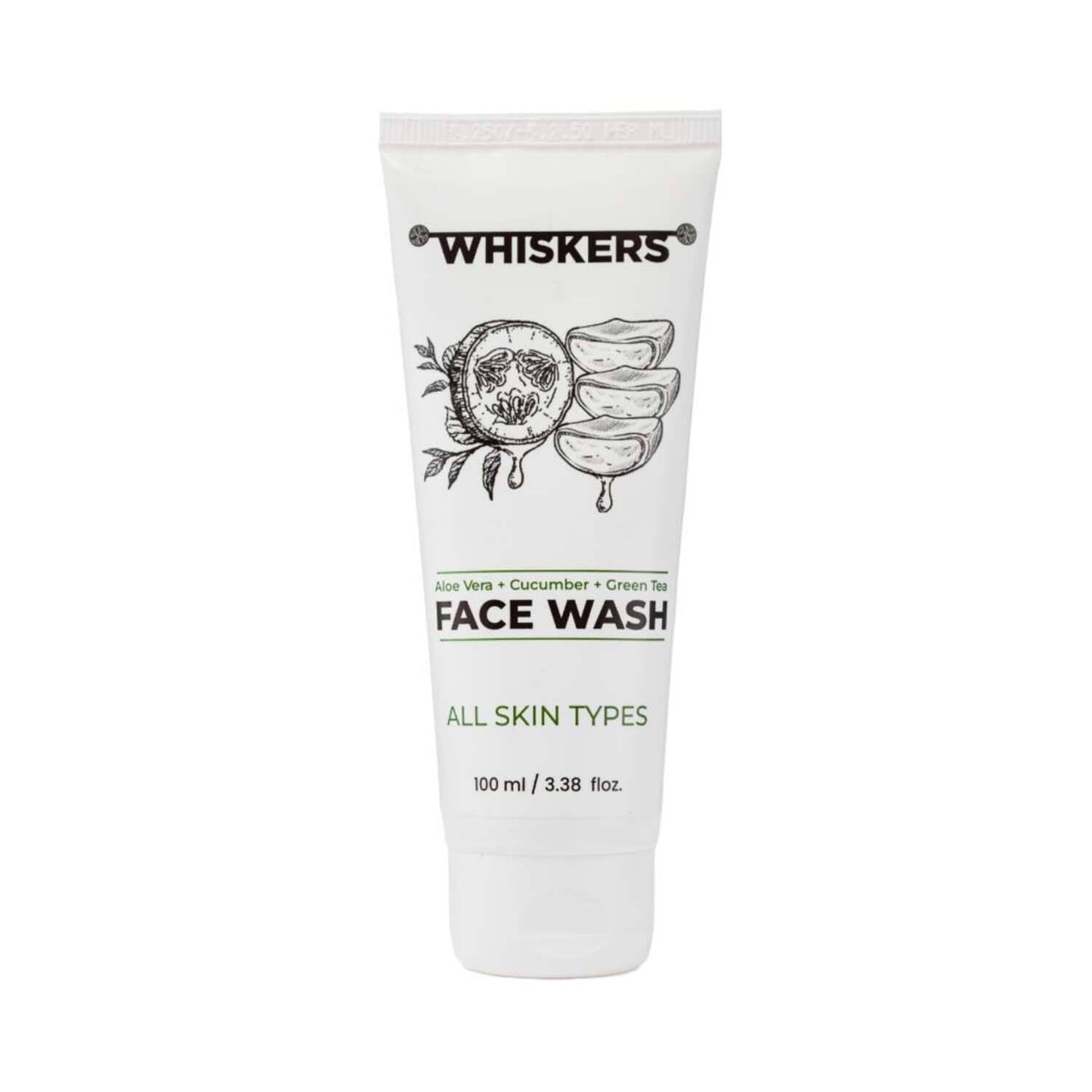 WHISKERS Aloe Vera Face Wash For Men (100 ml)