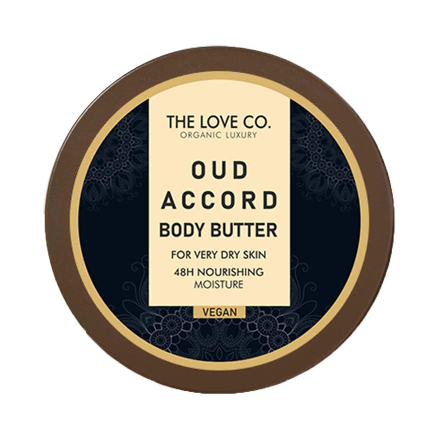 THE LOVE CO. Luxury Oud Accord Body Butter Deep Moisturization With Pure Shea Butter (200g)