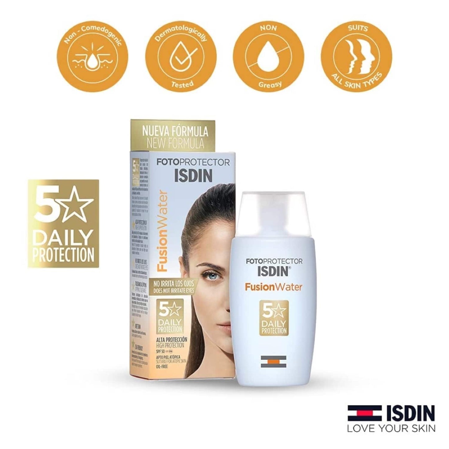 ISDIN Fotoprotector Fusion Water Spf 50 (50 ml)