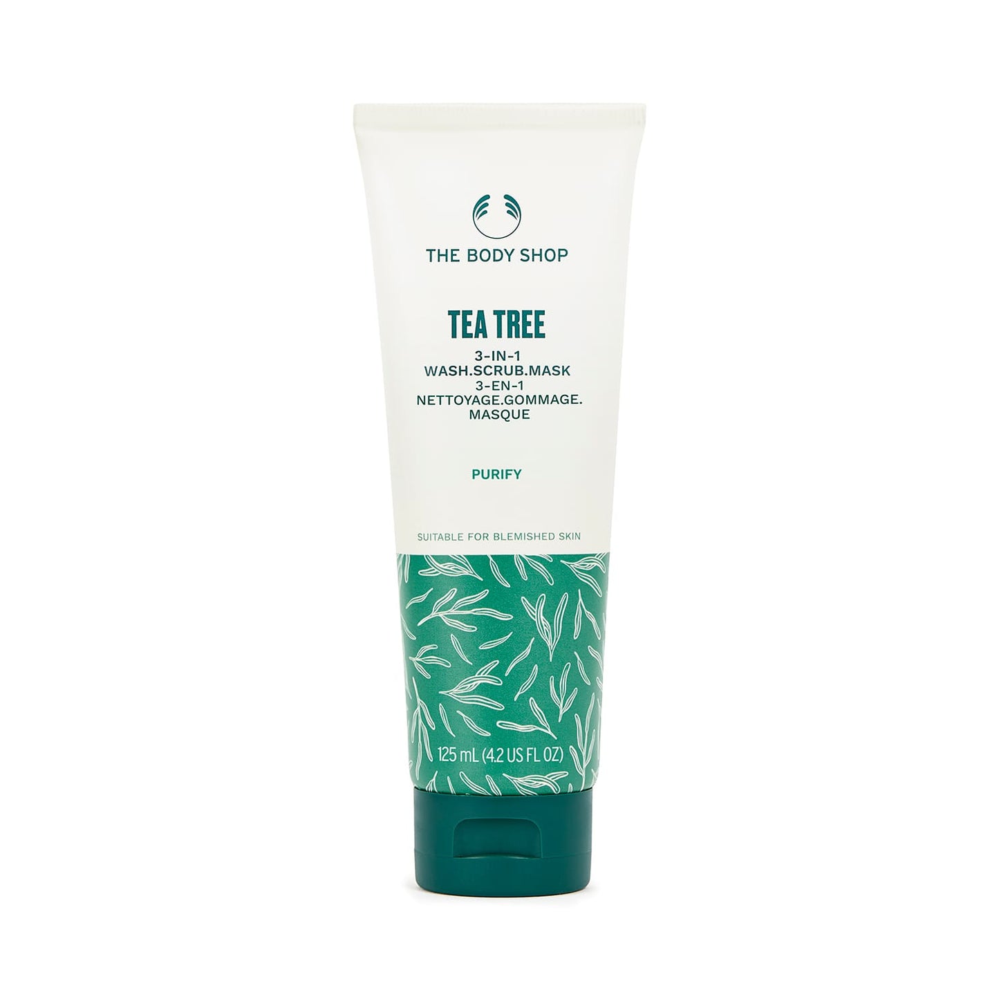 The Body Shop Tea Tree 3-In-1 Wash Scrub Mask (125ml)