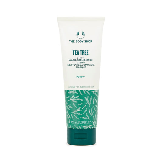 The Body Shop Tea Tree 3-In-1 Wash Scrub Mask (125ml)