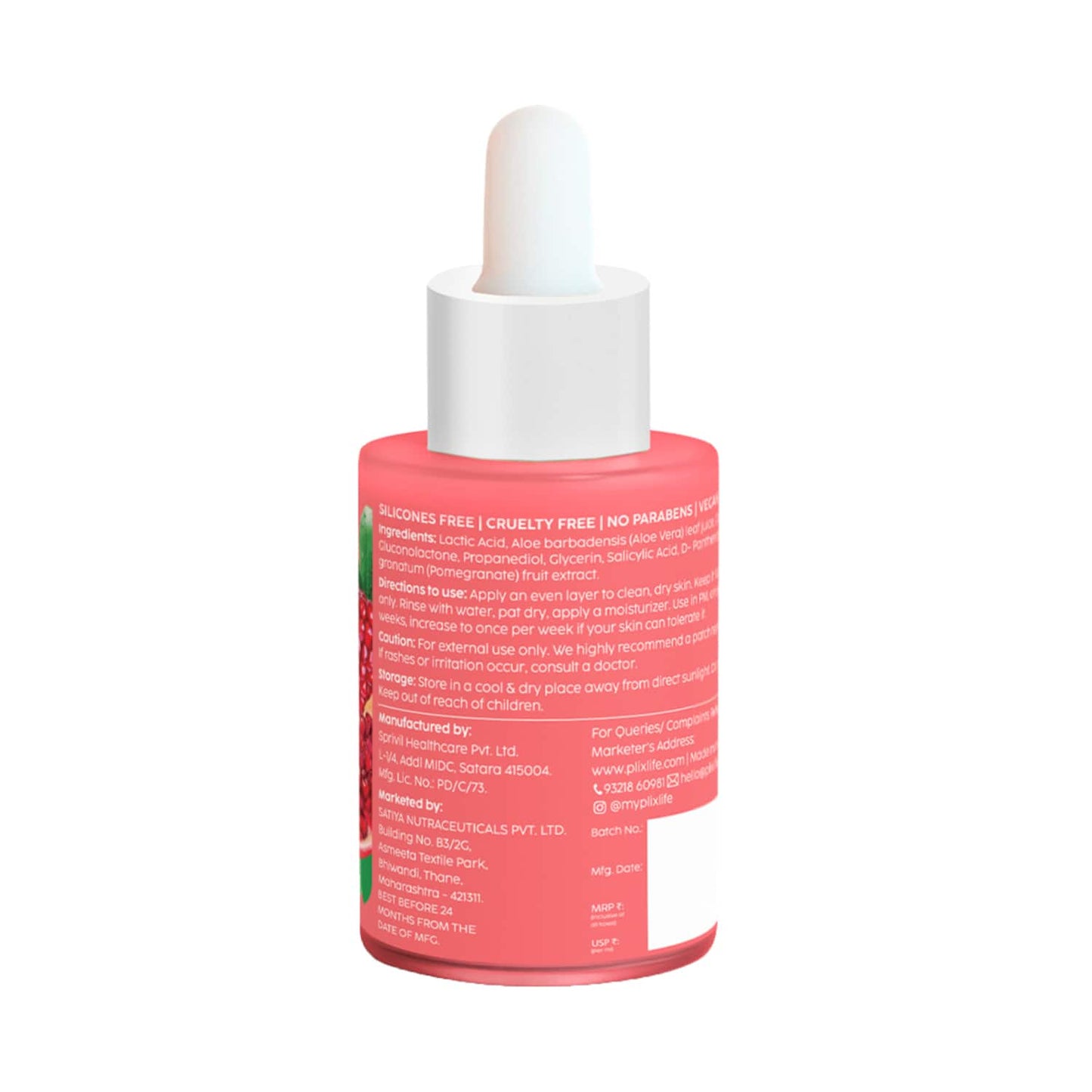 Plix The Plant Fix 25% AHA + 2% BHA + 5% PHA Peeling Solution (30ml)