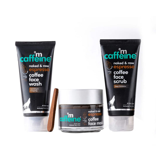 mCaffeine Espresso Coffee Deep Exfoliation Kit (3Pcs)