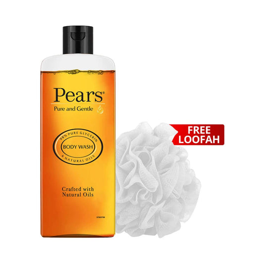 Pears Pure and Gentle Body Wash with Loofah (250ml)