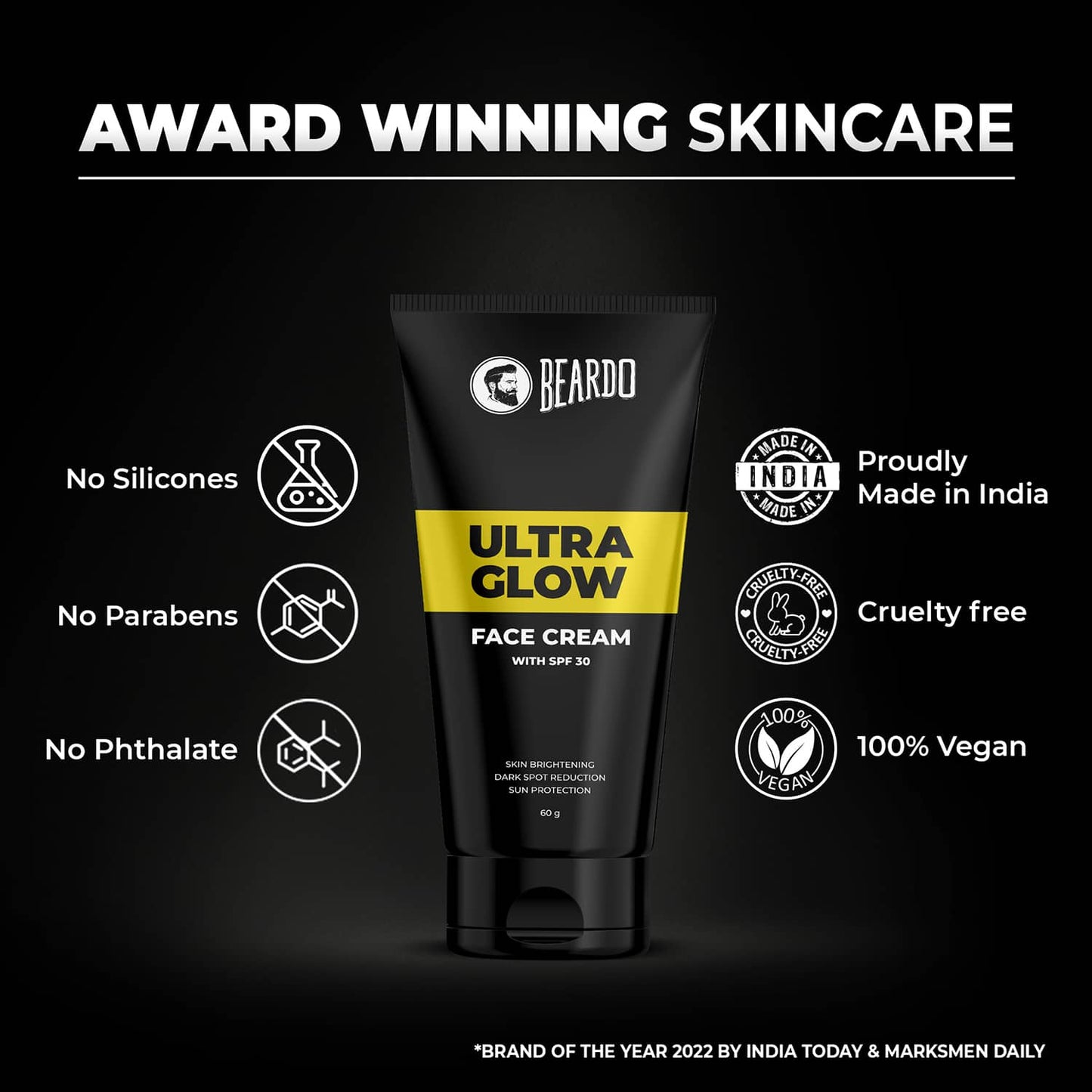 Beardo Ultra Glow Face Cream (60g)