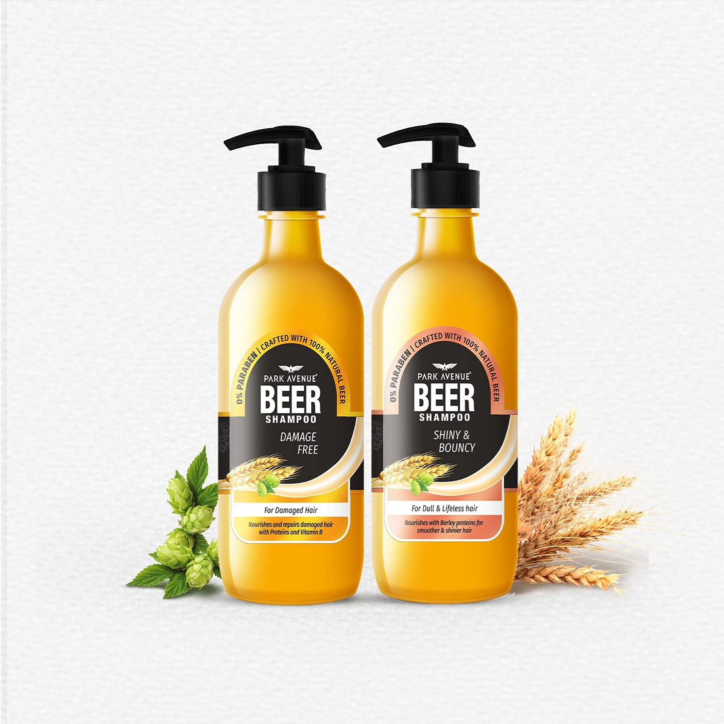 Park Avenue Beer Shampoo for Shiny & Bouncy Hair (650ml)