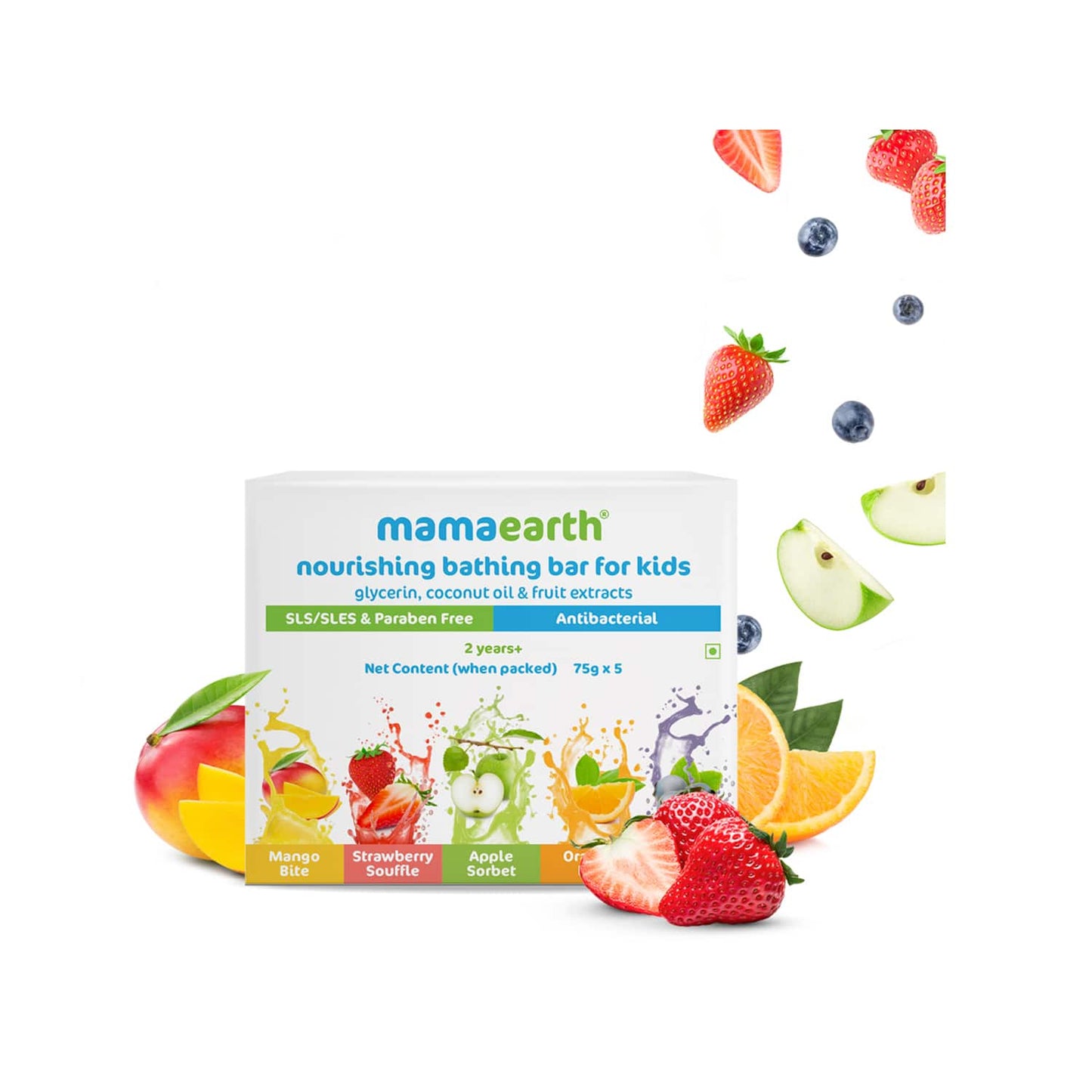 Mamaearth Nourishing Bathing Bar For Kids - (5Pcs)