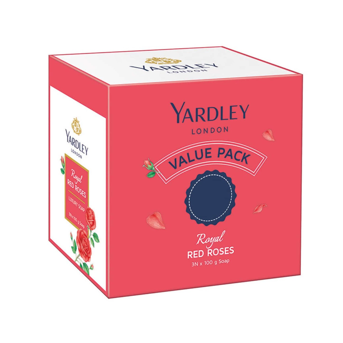 Yardley London Royal Red Rose Luxury Soap - (3 Pcs)