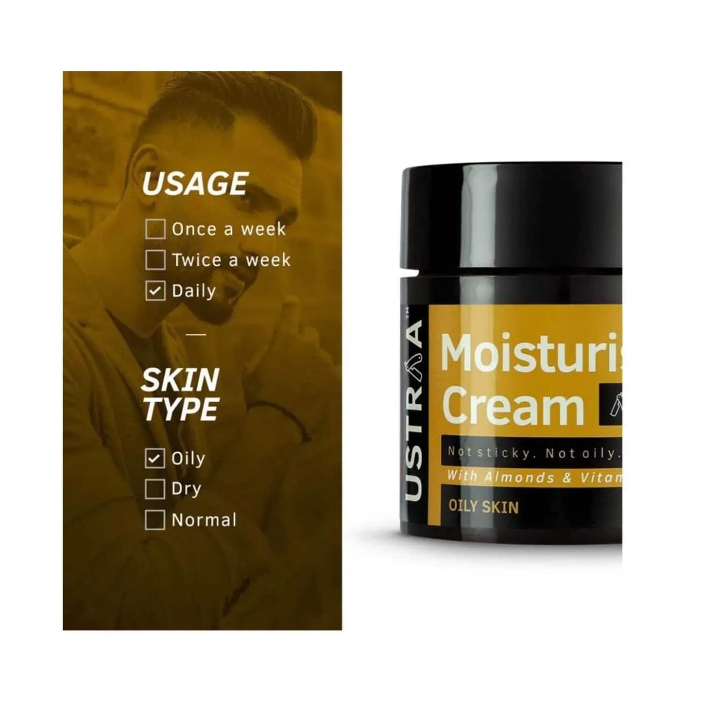 Ustraa Moisturising Cream - (100g)