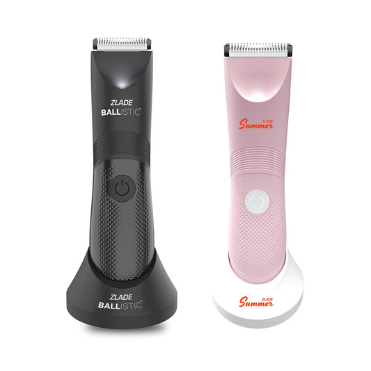 Zlade Intimate Couple Combo - Ballistic Lite Balls Trimmer For Men + Summer Bikini Trimmer For Women