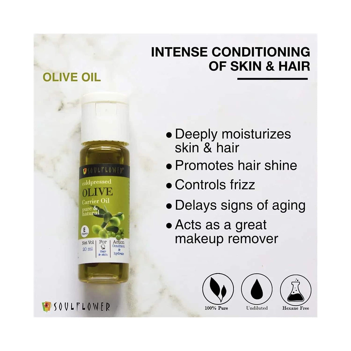 Soulflower Skin & Hair Oil Special Hair Oil - (5 Pcs)