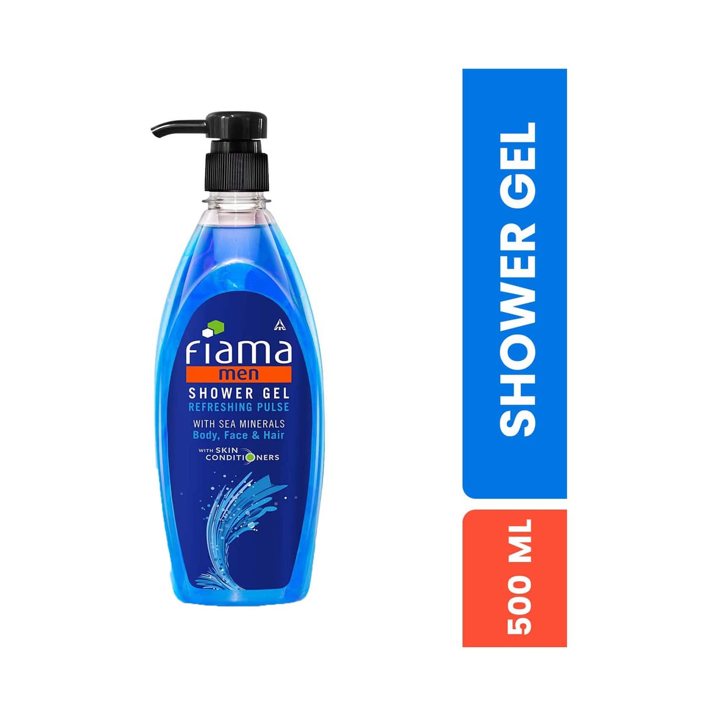 Fiama Refreshing Pulse Men Shower Gel With Skin Conditioners (500ml)