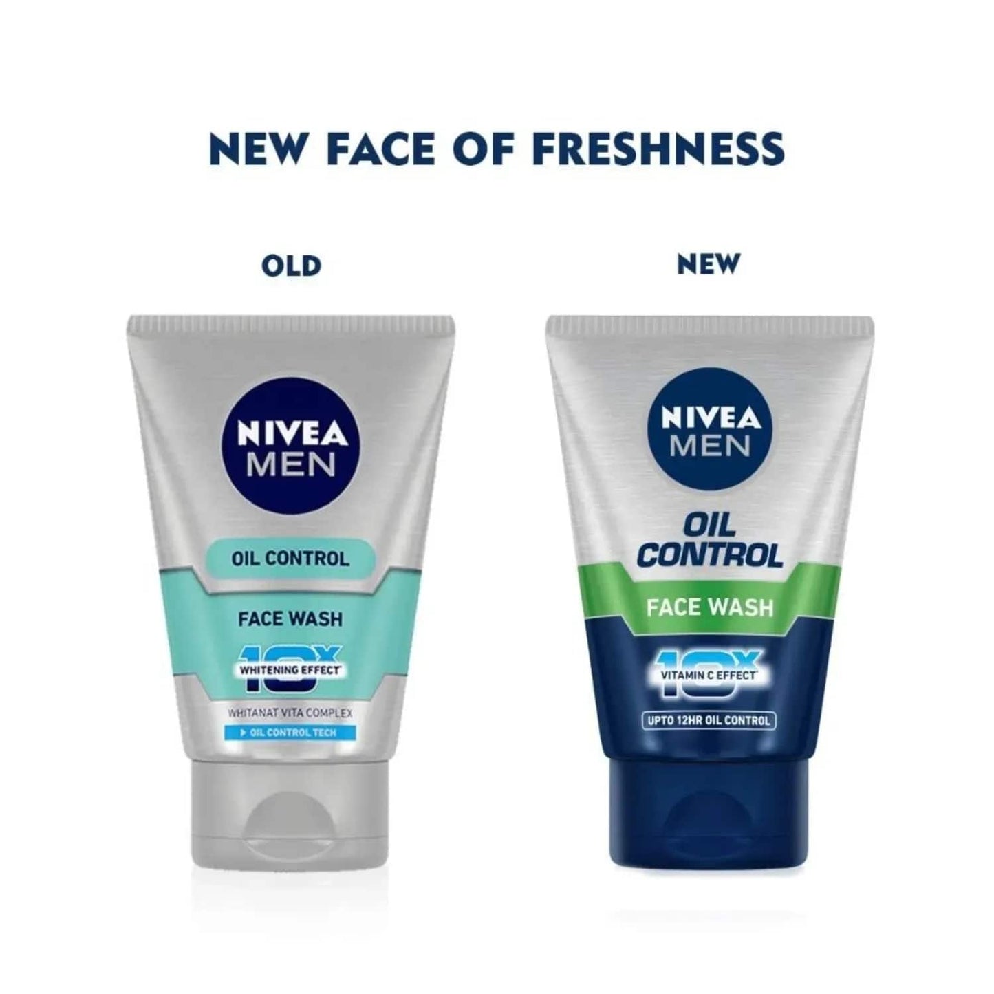 Nivea Men Oil Control 10X Vitamin C Effect Face Wash (100g)