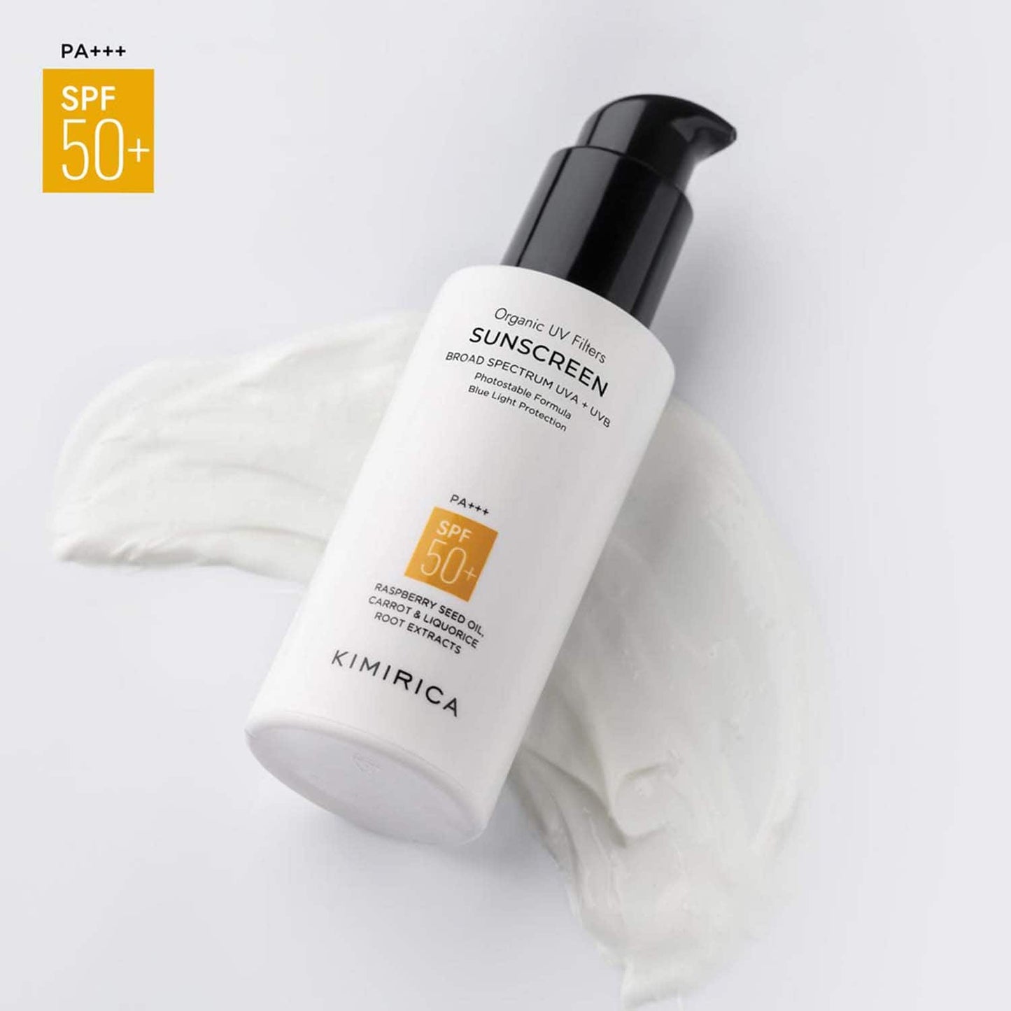 Kimirica Multi Protection Sunscreen SPF 50 PA+++ for UVA/B Protection with Liquorice Extract (100 g)