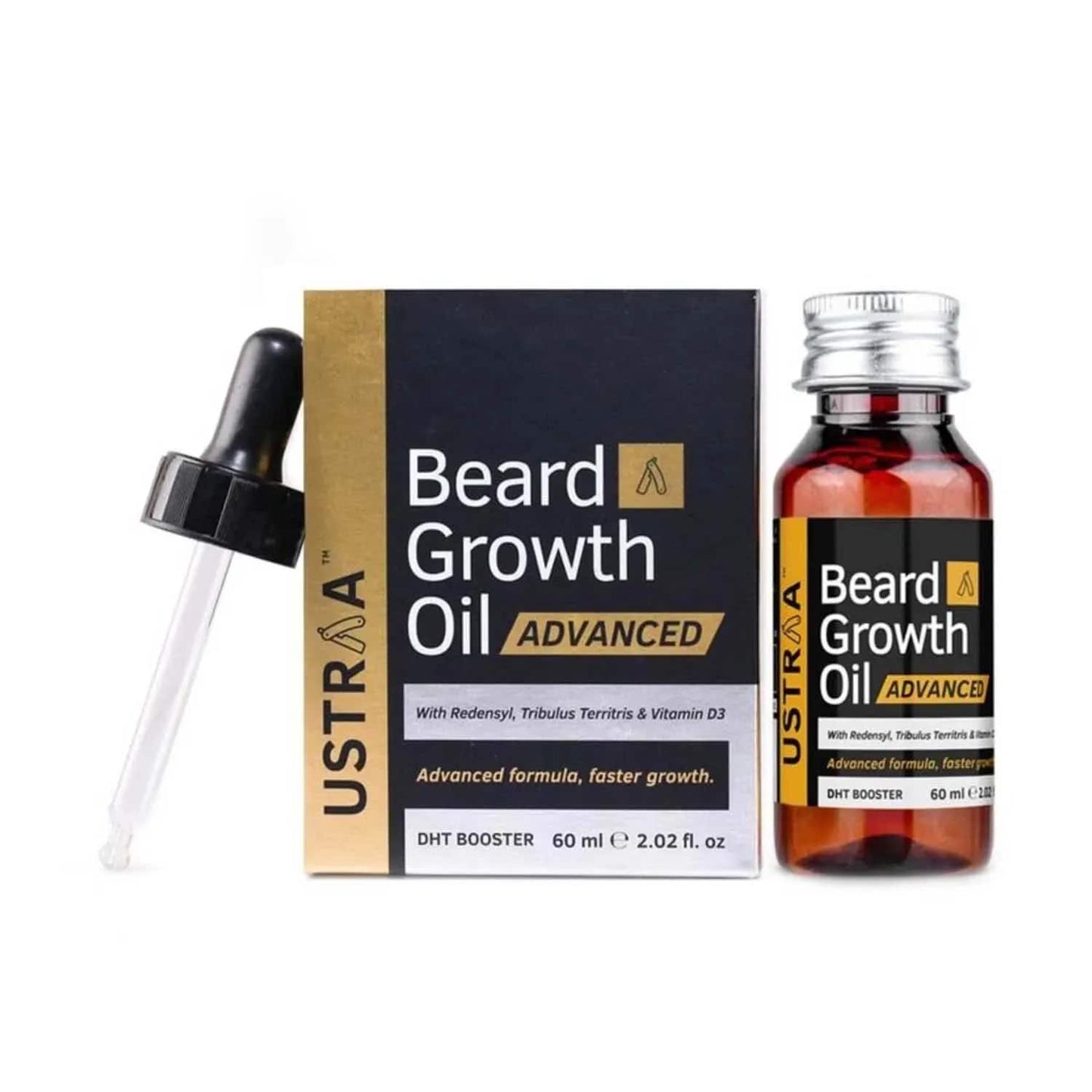 Ustraa Beard Growth Oil Advanced With Redensyl & Vitamin D3 Dht Booster Combo