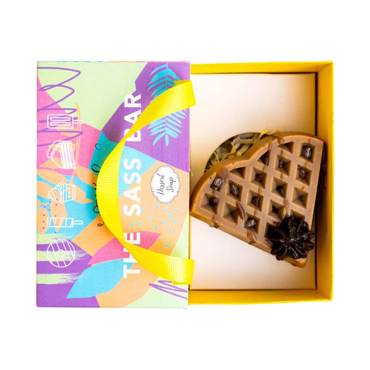 The Sass Bar Caramel Chocolate Waffle Soap (115 g)