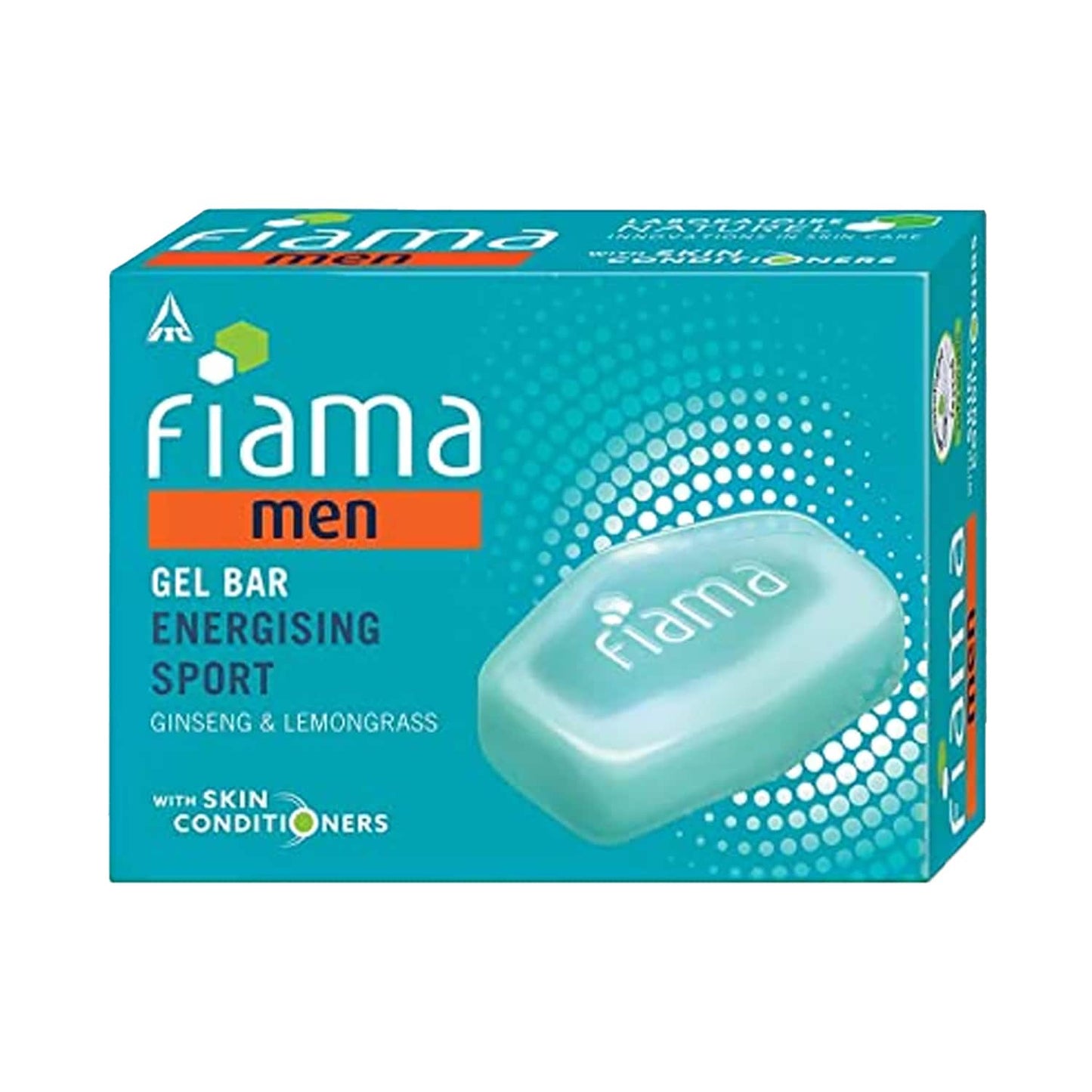 Fiama Men Energizing Sport Gel Bar With Skin Conditioners (125g)