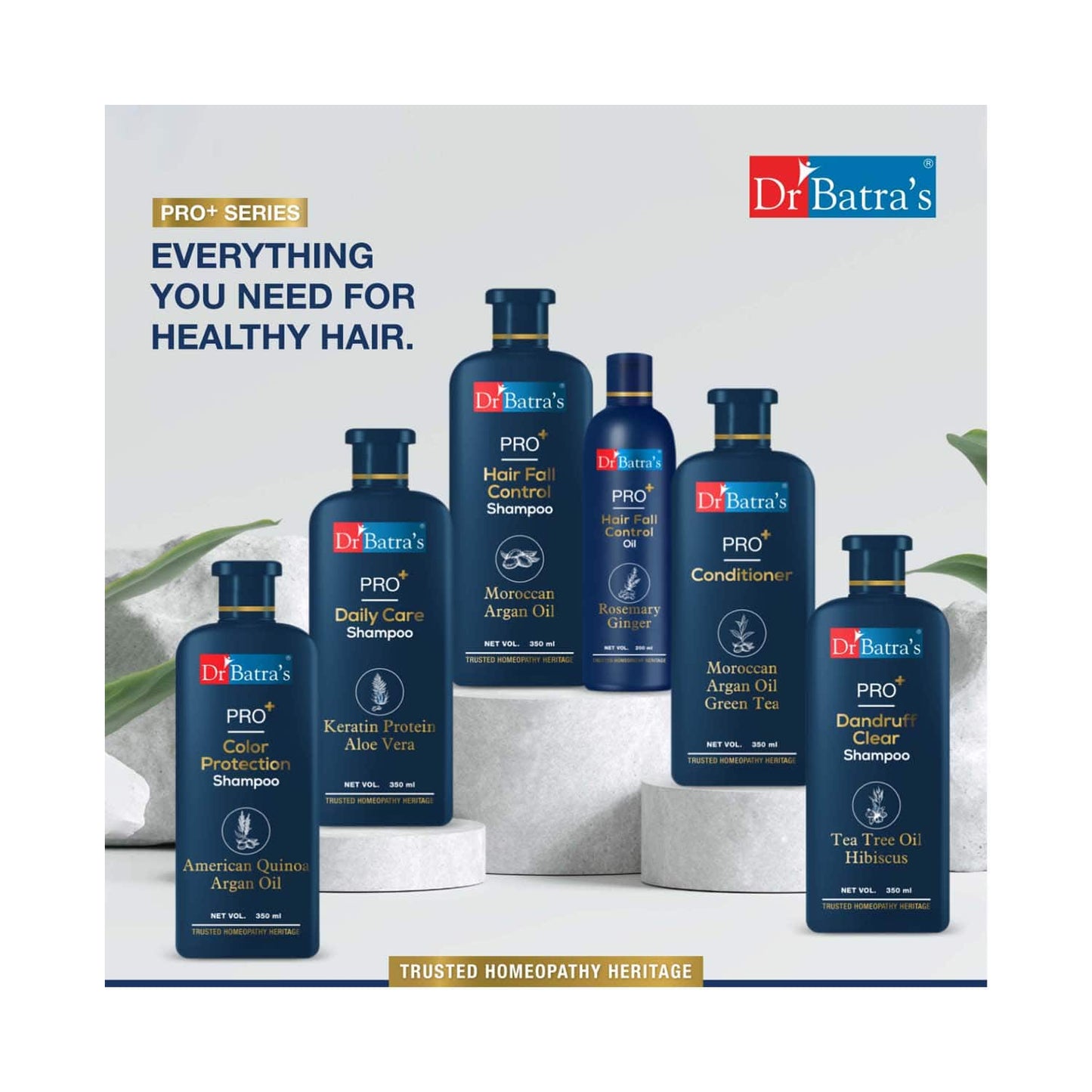 Dr Batra's Pro Daily Care Enriched With Keratin Protein Shampoo (350ml)