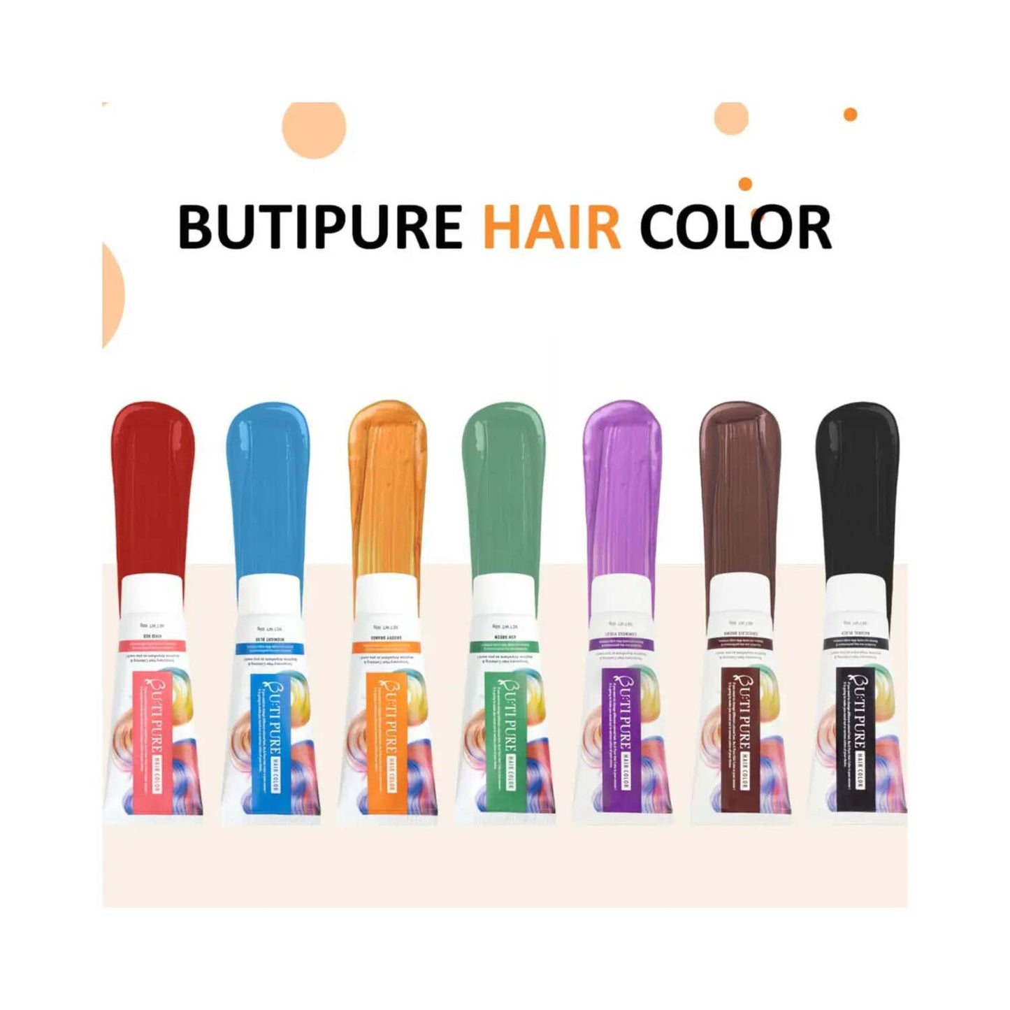 Buti Pure Temporary Hair Color - Groovy Orange (60g)