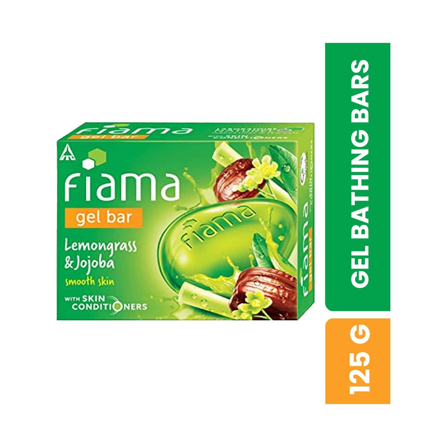 Fiama Lemongrass And Jojoba Smooth SKin Gel Bar With Skin Conditioners (125g)