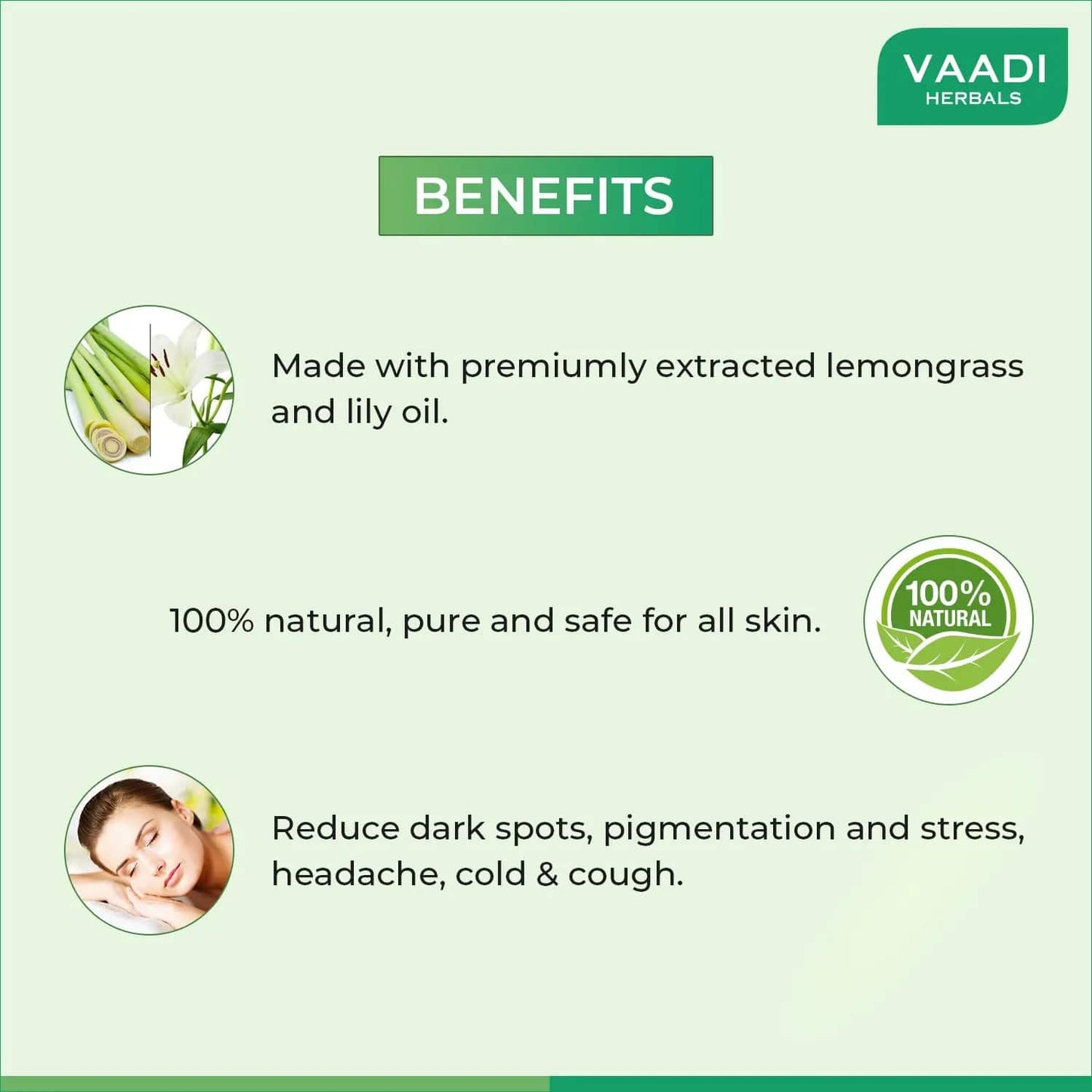 Vaadi Herbals Aromatherapy Body Massage Oil (110ml)