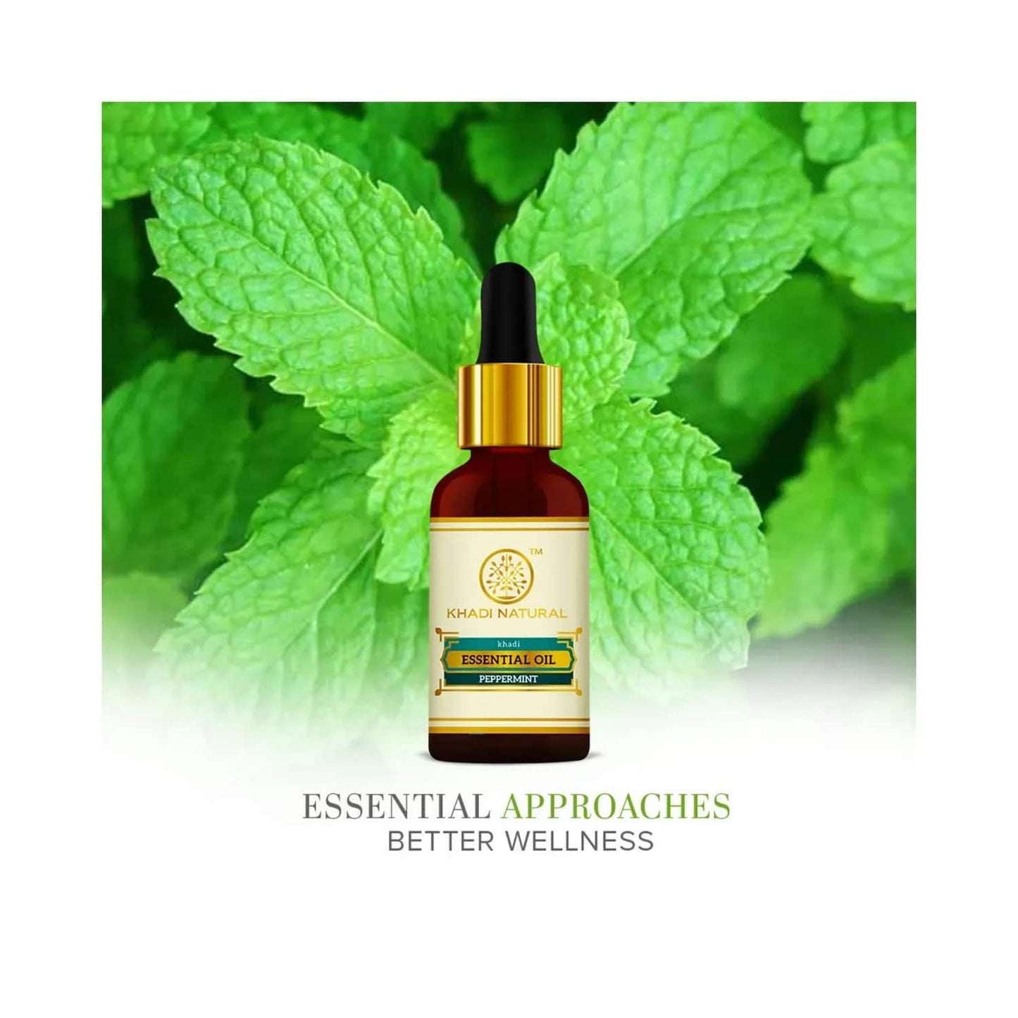 Khadi Natural Peppermint Essential Oil (15ml)