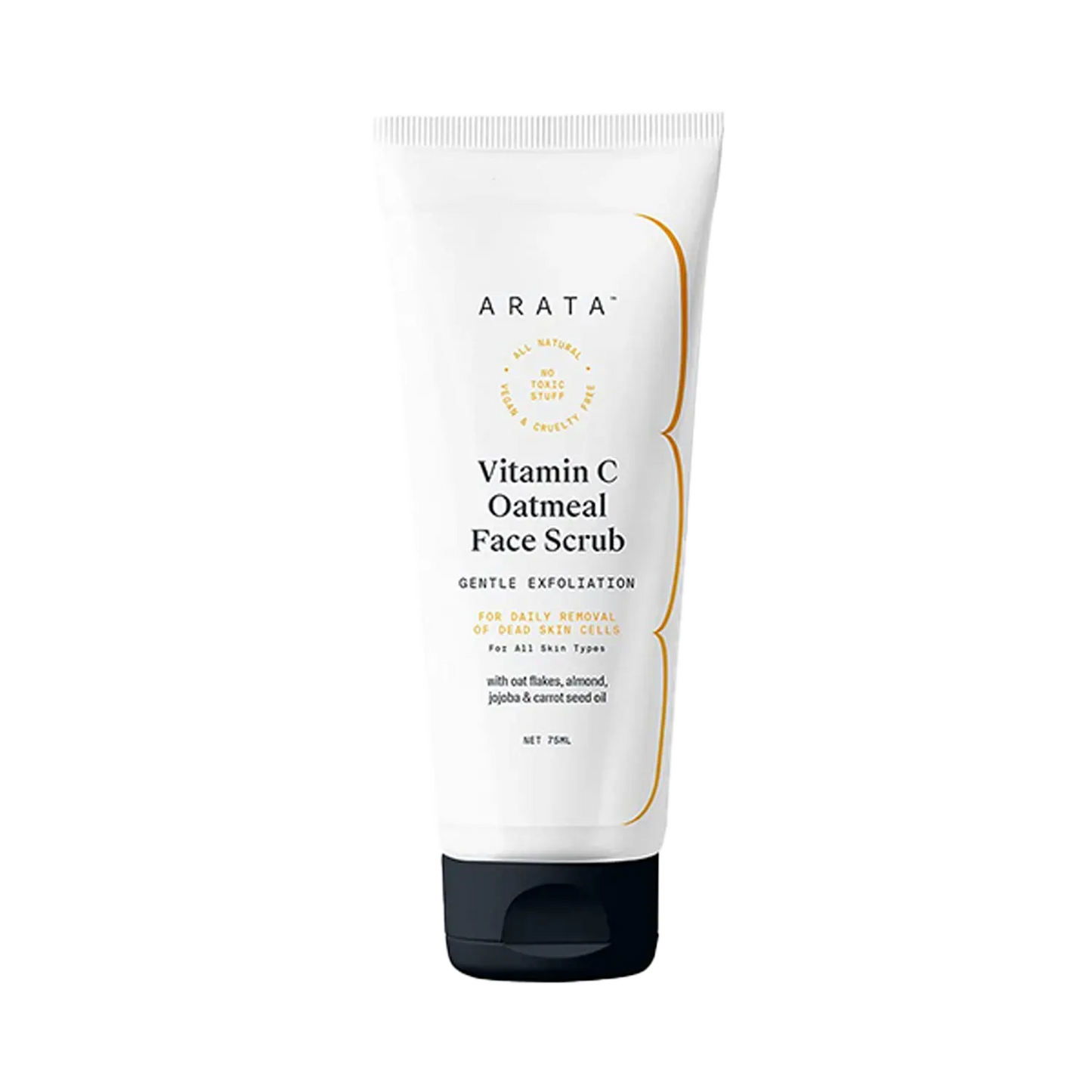 Arata Vitamin C Oatmeal Face Scrub (75ml)